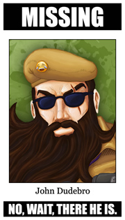 Missing: John Dudebro